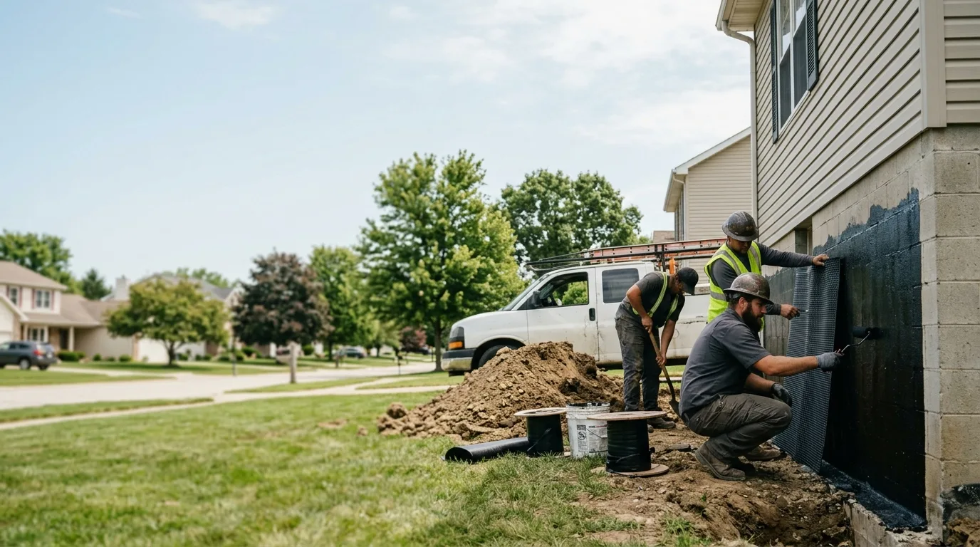 Basement Waterproofing in Cloverdale, OH near me